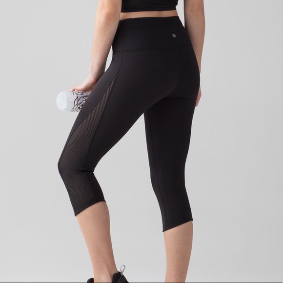 Lululemon Keep Score Crop 17”, black, size 4 - Picture 1 of 6